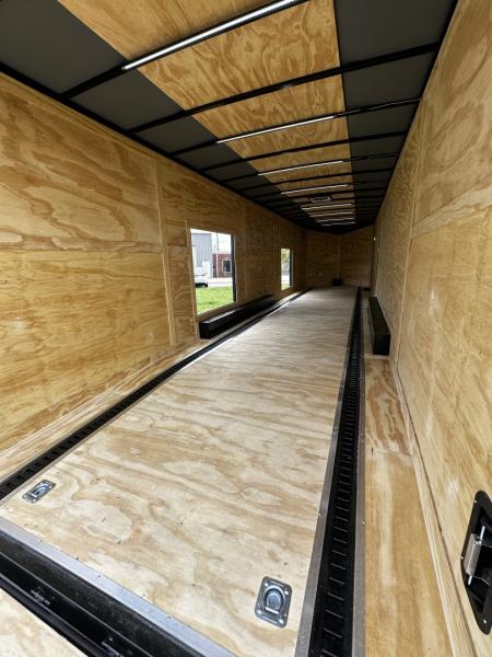 New 2026 Rock Solid Cargo 8.5x36 Car Hauler-SCRATCH SALE- 7000LB Spread Torsion- HD Ramp- 10" Bogey Wheels - 2 - Escape Doors Car Hauler