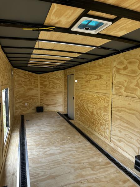 New 2026 Rock Solid Cargo 8.5x36 Car Hauler-SCRATCH SALE- 7000LB Spread Torsion- HD Ramp- 10" Bogey Wheels - 2 - Escape Doors Car Hauler