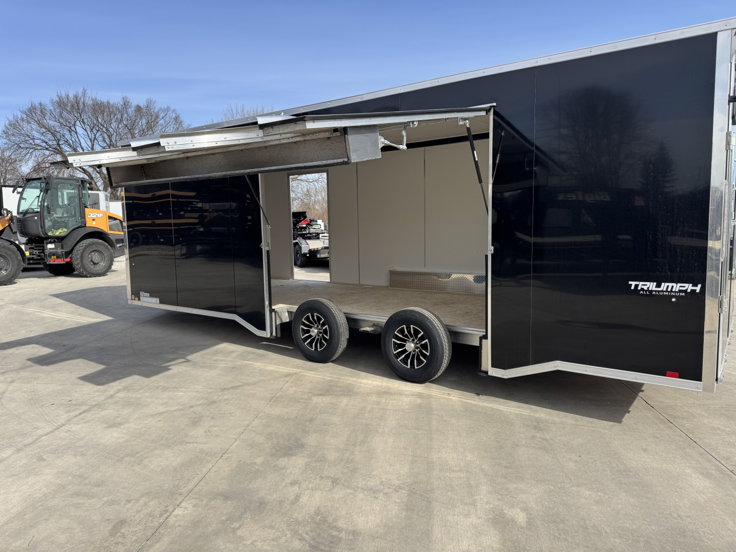 New NEW 2026 Formula ALUMINUM 8.5x24 +V, 7’ TALL, WHITE Interior, QUALITY Enclosed Rear Ramp Car Hauler Cargo Trailer