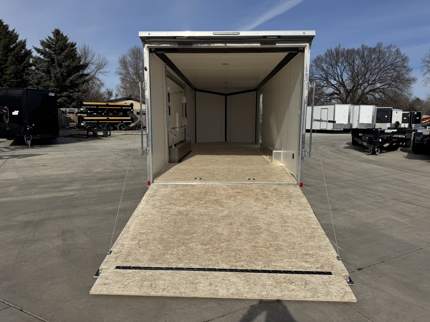 New NEW 2026 Formula ALUMINUM 8.5x24 +V, 7’ TALL, WHITE Interior, QUALITY Enclosed Rear Ramp Car Hauler Cargo Trailer