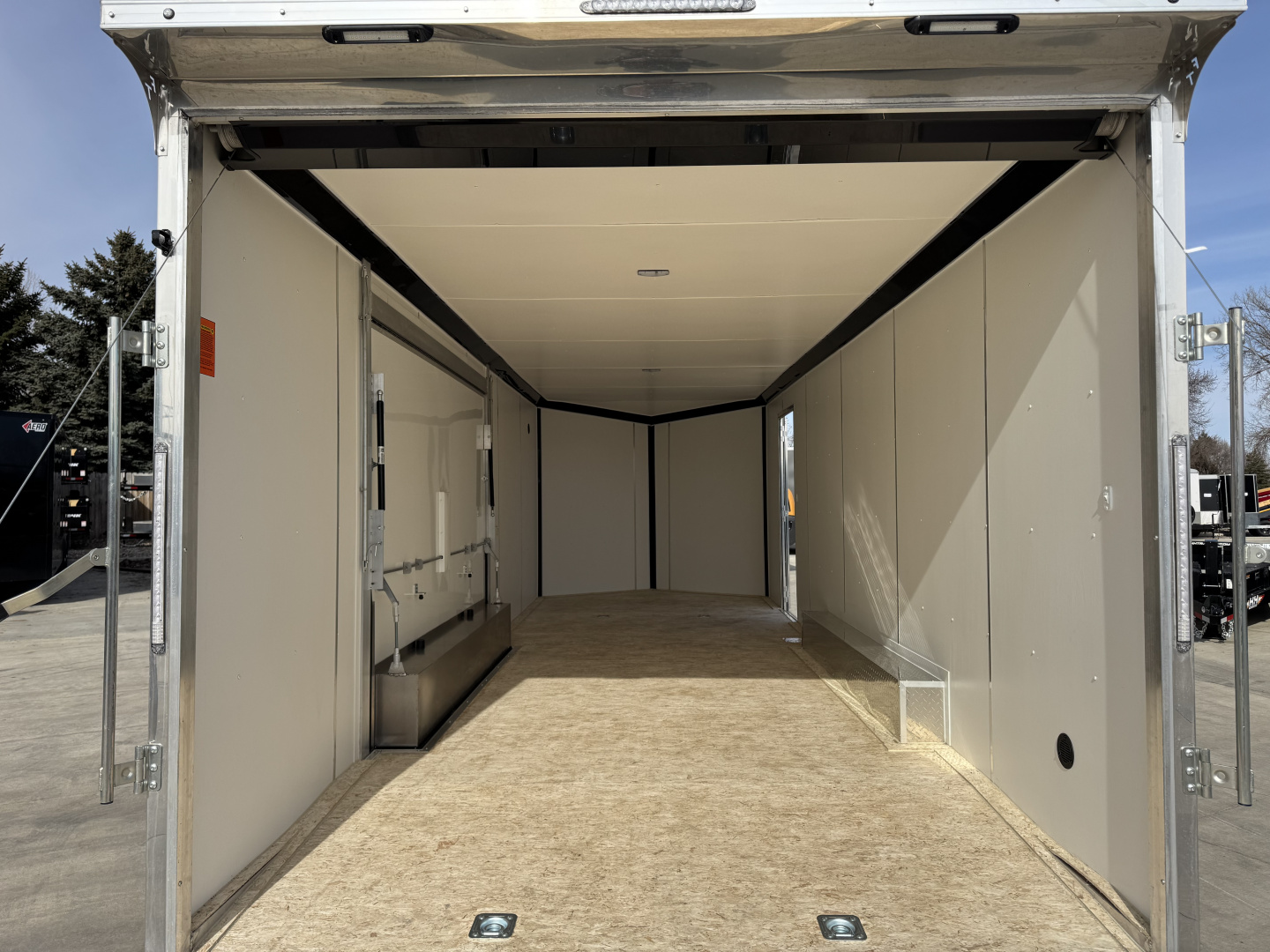 New NEW 2026 Formula ALUMINUM 8.5x24 +V, 7’ TALL, WHITE Interior, QUALITY Enclosed Rear Ramp Car Hauler Cargo Trailer