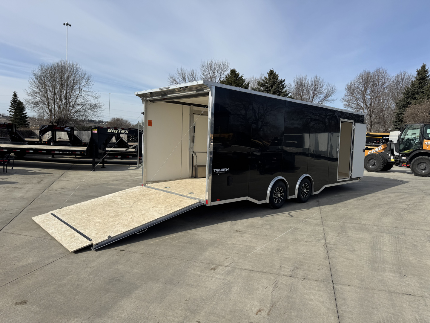 New NEW 2026 Formula ALUMINUM 8.5x24 +V, 7’ TALL, WHITE Interior, QUALITY Enclosed Rear Ramp Car Hauler Cargo Trailer