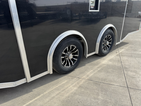 New NEW 2026 Formula ALUMINUM 8.5x24 +V, 7’ TALL, WHITE Interior, QUALITY Enclosed Rear Ramp Car Hauler Cargo Trailer