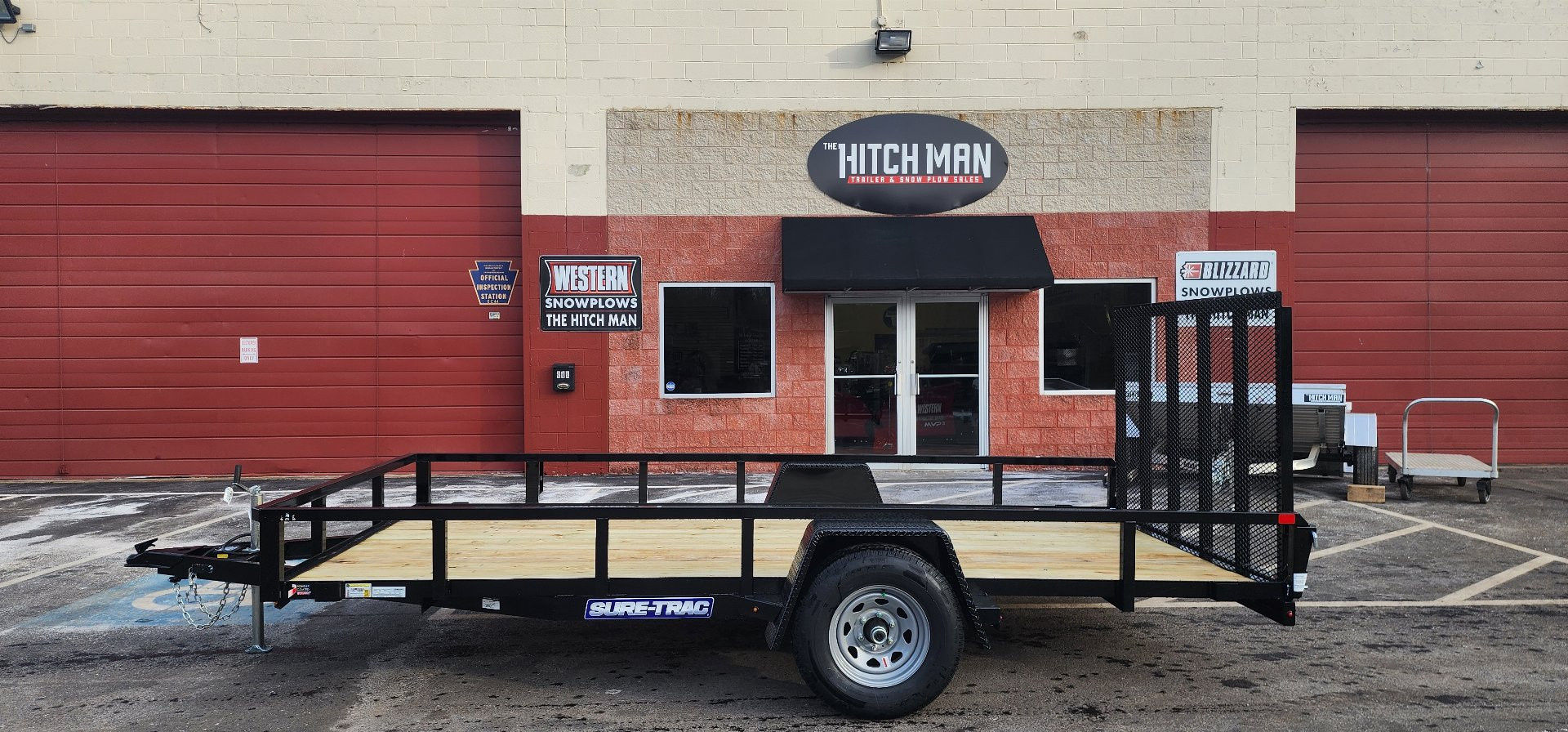 New 7 x 14 Sure-Trac Tube Top Utility Trailer 5k*** Brakes