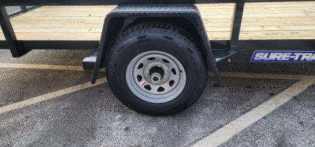 New 7 x 14 Sure-Trac Tube Top Utility Trailer 5k*** Brakes