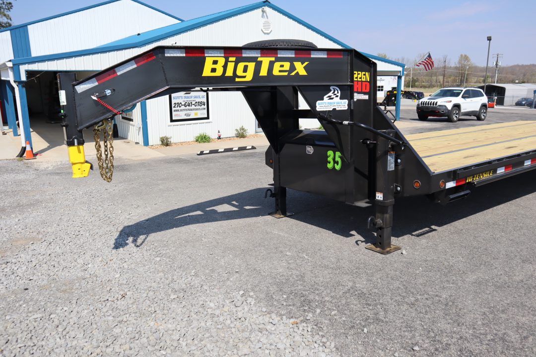 New 2026 Big Tex Trailers 22GN 35+5 Flatbed Trailer w/ Mega Ramps