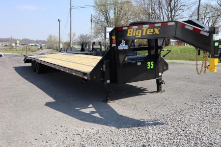 New 2026 Big Tex Trailers 22GN 35+5 Flatbed Trailer w/ Mega Ramps