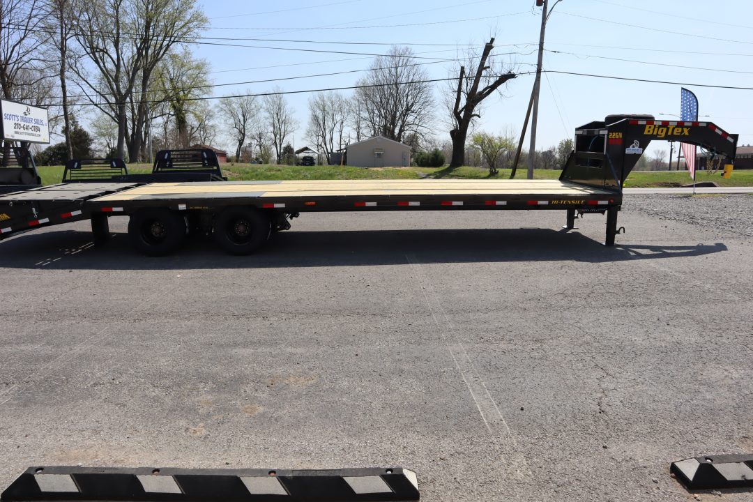 New 2026 Big Tex Trailers 22GN 25+5 Flatbed Trailer w/ Mega Ramps