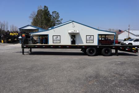 New 2026 Big Tex Trailers 22GN 25+5 Flatbed Trailer w/ Mega Ramps