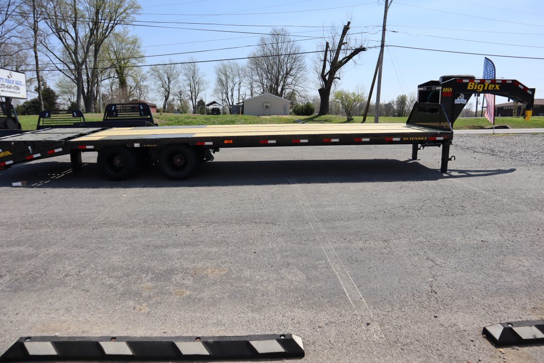 New 2026 Big Tex Trailers 22GN 25+5 Flatbed Trailer w/ Mega Ramps