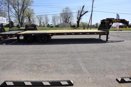 New 2026 Big Tex Trailers 22GN 25+5 Flatbed Trailer w/ Mega Ramps
