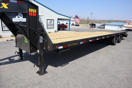 New 2026 Big Tex Trailers 22GN 25+5 Flatbed Trailer w/ Mega Ramps