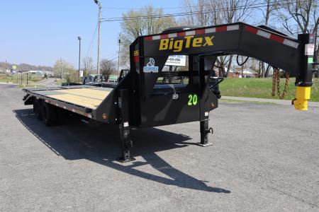New 2026 Big Tex Trailers 22GN 20+5 Flatbed Trailer w/ Mega Ramps