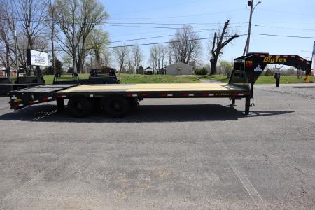 New 2026 Big Tex Trailers 22GN 20+5 Flatbed Trailer w/ Mega Ramps