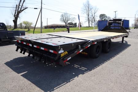 New 2026 Big Tex Trailers 22GN 20+5 Flatbed Trailer w/ Mega Ramps