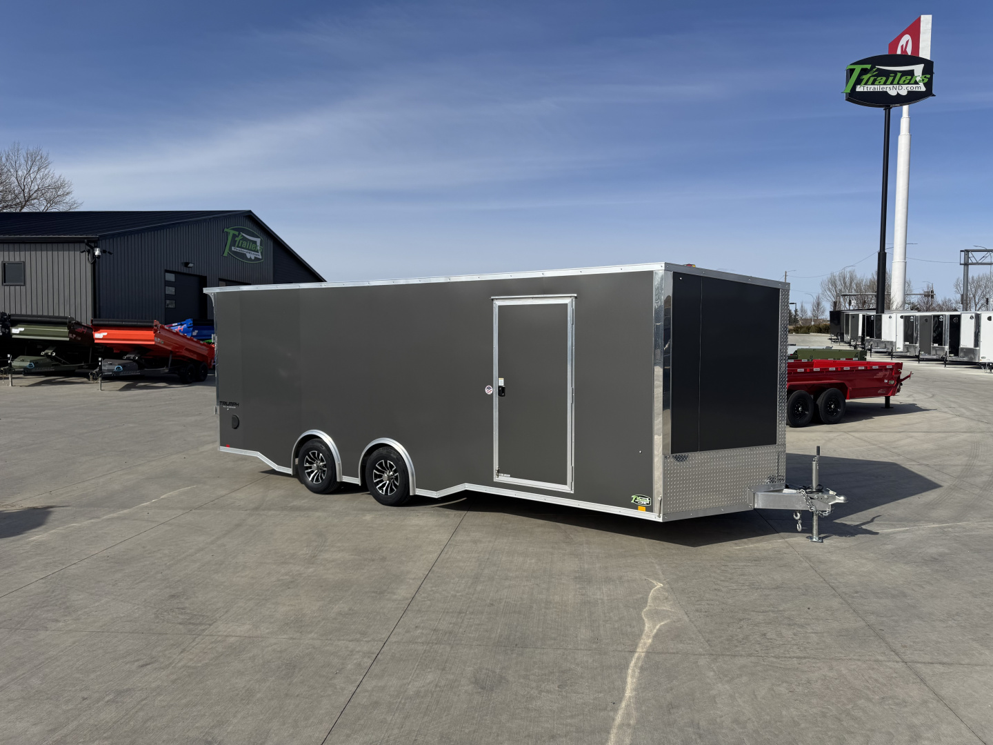 New NEW 2026 Formula ALUMINUM 8.5x22 +V, 7’ TALL, WHITE Interior, QUALITY Enclosed Rear Ramp Car Hauler Cargo Trailer