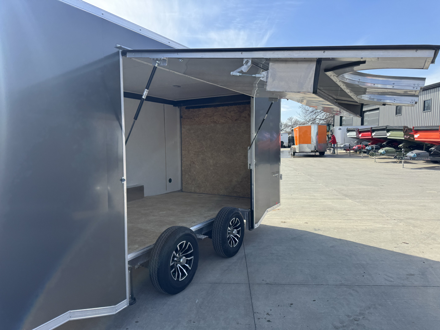 New NEW 2026 Formula ALUMINUM 8.5x22 +V, 7’ TALL, WHITE Interior, QUALITY Enclosed Rear Ramp Car Hauler Cargo Trailer