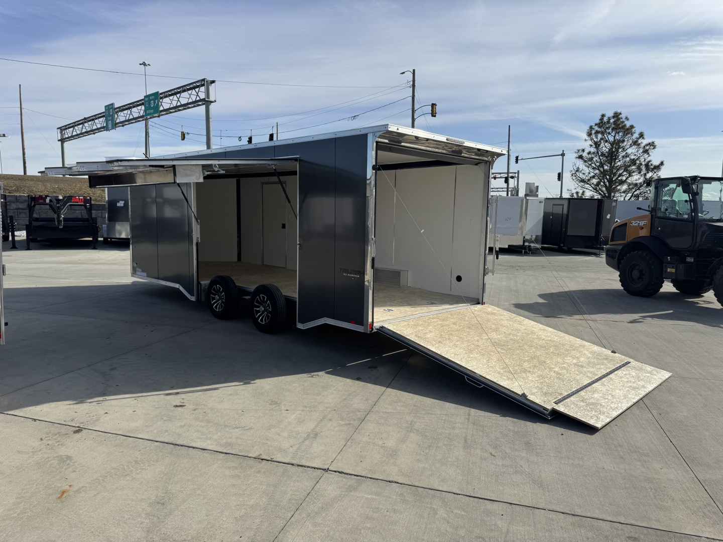 New NEW 2026 Formula ALUMINUM 8.5x22 +V, 7’ TALL, WHITE Interior, QUALITY Enclosed Rear Ramp Car Hauler Cargo Trailer