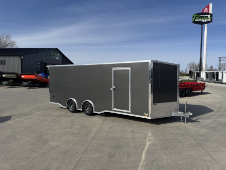 New NEW 2026 Formula ALUMINUM 8.5x22 +V, 7’ TALL, WHITE Interior, QUALITY Enclosed Rear Ramp Car Hauler Cargo Trailer
