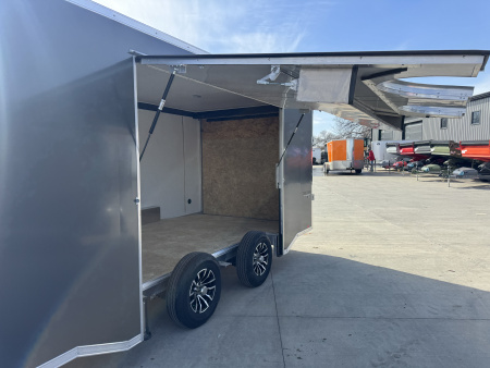 New NEW 2026 Formula ALUMINUM 8.5x22 +V, 7’ TALL, WHITE Interior, QUALITY Enclosed Rear Ramp Car Hauler Cargo Trailer