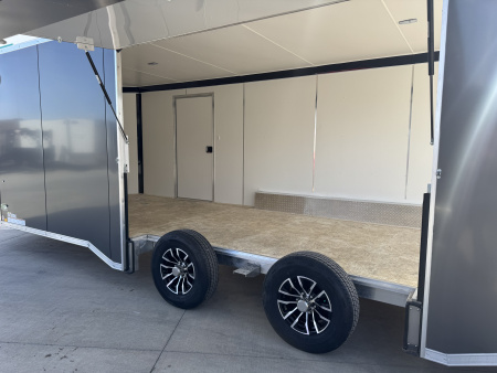 New NEW 2026 Formula ALUMINUM 8.5x22 +V, 7’ TALL, WHITE Interior, QUALITY Enclosed Rear Ramp Car Hauler Cargo Trailer