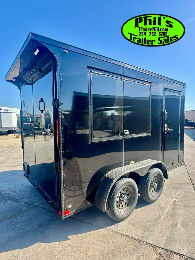 New 2026 7X12 CONCESSION TRAILER - VENDING TRAILER - T-SHIRT TRAILER