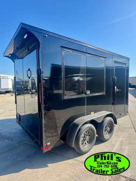 New 2026 7X12 CONCESSION TRAILER - VENDING TRAILER - T-SHIRT TRAILER