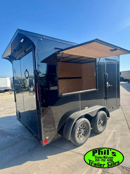 New 2026 7X12 CONCESSION TRAILER - VENDING TRAILER - T-SHIRT TRAILER