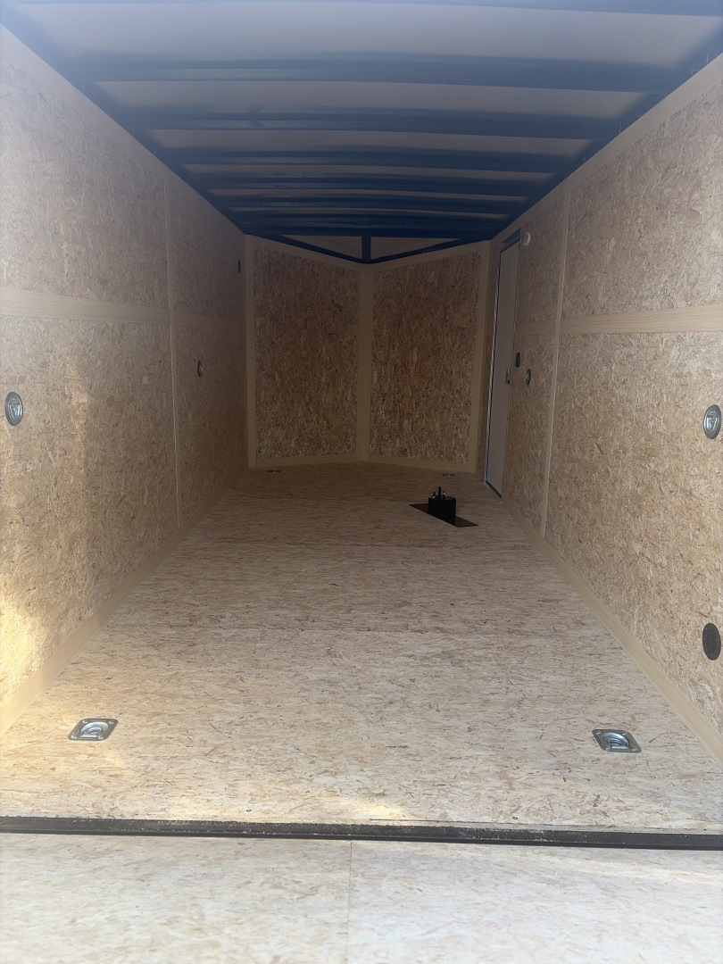 New 2026 Cargo Mate EHECO716TA2-24 Enclosed 7x16 TA RAMP DOOR (GVW:7000) PEPSI BLUE