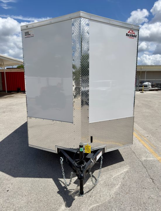 New 2026 Rock Solid Cargo 7x14 7K Rear Ramp Door Cargo / Enclosed Trailer
