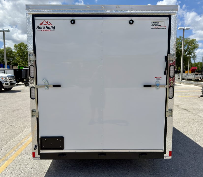 New 2026 Rock Solid Cargo 7x14 7K Rear Ramp Door Cargo / Enclosed Trailer