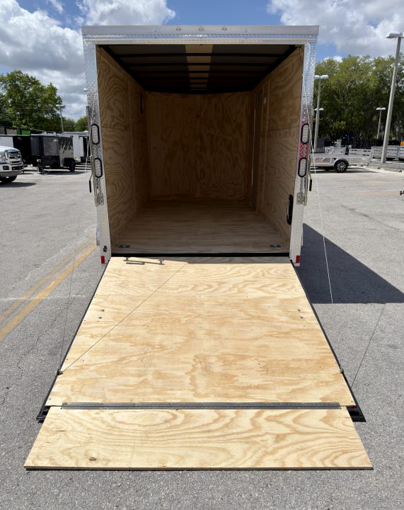 New 2026 Rock Solid Cargo 7x14 7K Rear Ramp Door Cargo / Enclosed Trailer