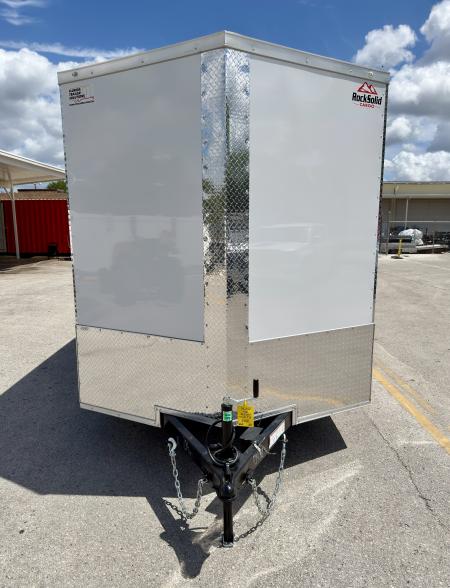 New 2026 Rock Solid Cargo 7x14 7K Rear Ramp Door Cargo / Enclosed Trailer