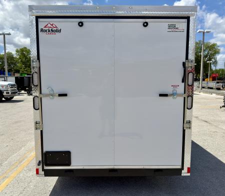 New 2026 Rock Solid Cargo 7x14 7K Rear Ramp Door Cargo / Enclosed Trailer