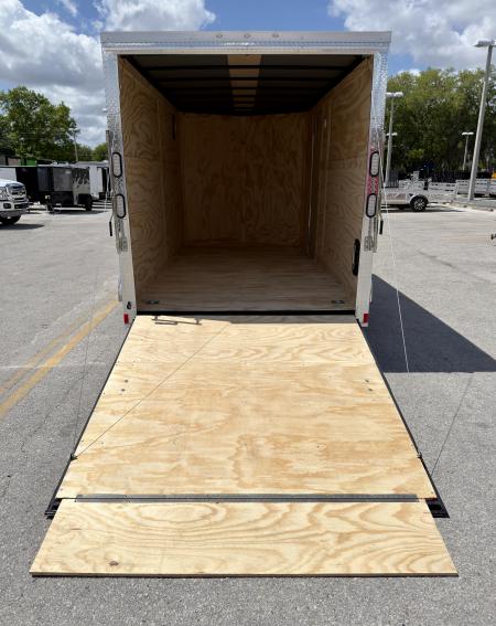 New 2026 Rock Solid Cargo 7x14 7K Rear Ramp Door Cargo / Enclosed Trailer