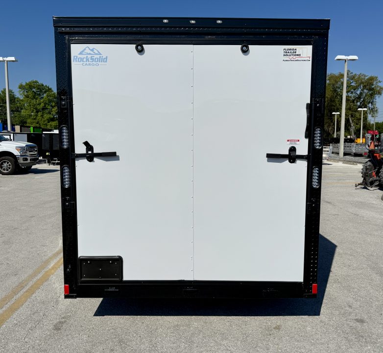 New 2026 Rock Solid Cargo 7x14 7K Rear Ramp Door Cargo / Enclosed Trailer