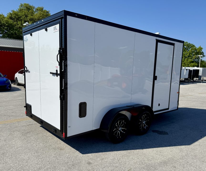 New 2026 Rock Solid Cargo 7x14 7K Rear Ramp Door Cargo / Enclosed Trailer