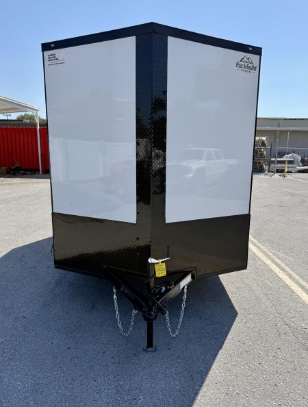 New 2026 Rock Solid Cargo 7x14 7K Rear Ramp Door Cargo / Enclosed Trailer