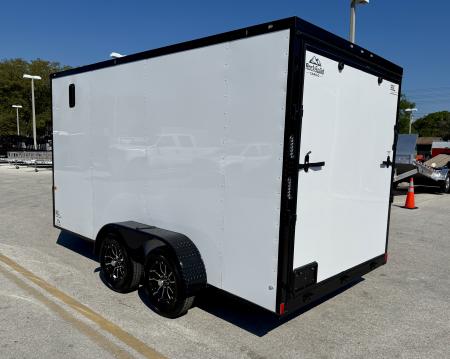 New 2026 Rock Solid Cargo 7x14 7K Rear Ramp Door Cargo / Enclosed Trailer