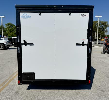 New 2026 Rock Solid Cargo 7x14 7K Rear Ramp Door Cargo / Enclosed Trailer