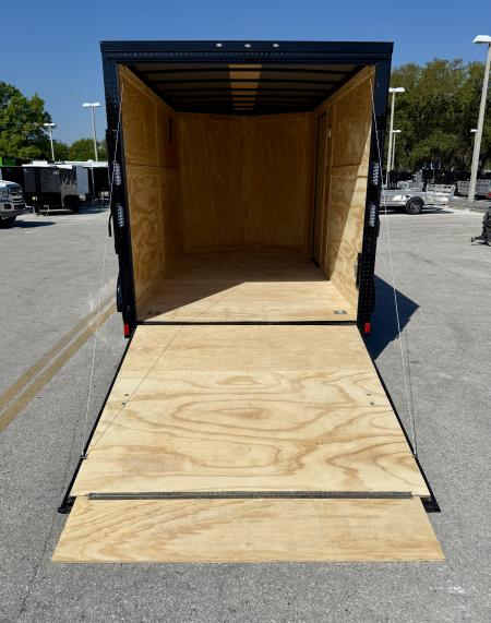 New 2026 Rock Solid Cargo 7x14 7K Rear Ramp Door Cargo / Enclosed Trailer