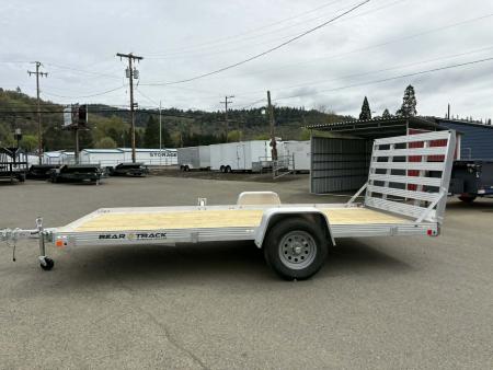 New UTILITY TRAILER 2026 Bear Track ALUMINUM 80  x 14' WOOD DECK RAMP NO RAILS