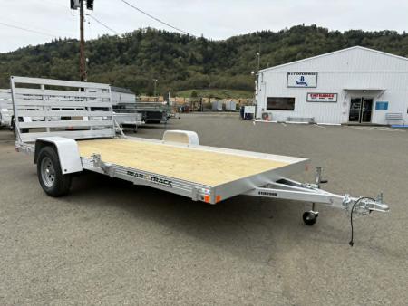 New UTILITY TRAILER 2026 Bear Track ALUMINUM 80  x 14' WOOD DECK RAMP NO RAILS
