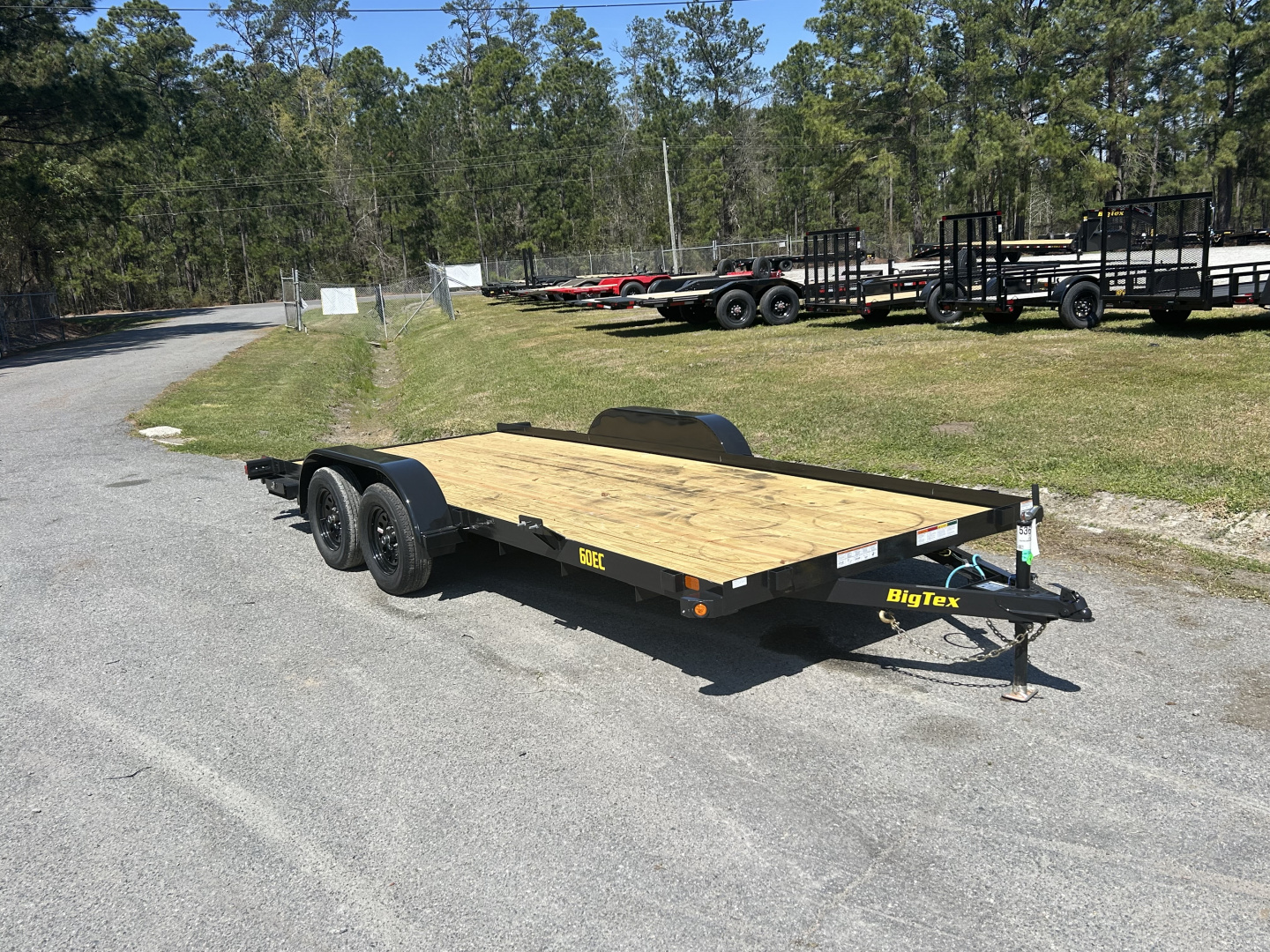 New 2027 Big Tex 60EC 83x18 Car Hauler with Brakes on Both Axles