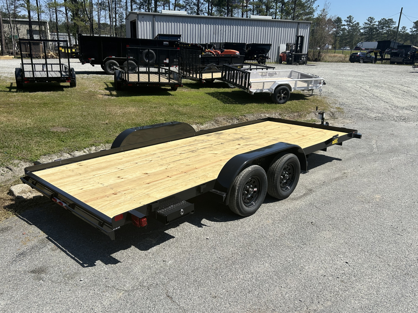 New 2027 Big Tex 60EC 83x18 Car Hauler with Brakes on Both Axles
