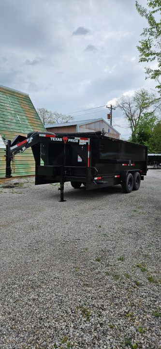 New 2026 Texas Pride Trailers Gooseneck 7x16x4 Tandem Axles Dump Trailer-Upgrades!!