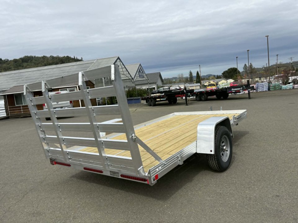 New UTILITY TRAILER 2026 Bear Track ALUMINUM 76" X 12' SINGLE AXLE 2990 GVWR