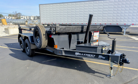 New Hillcrest Trailers 10612SSD Telescopic Half Ton Towable 10K (GVWR) Dump Trailer