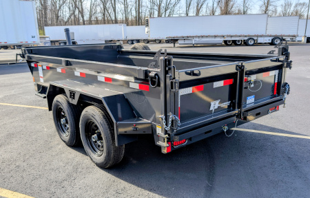 New Hillcrest Trailers 10612SSD Telescopic Half Ton Towable 10K (GVWR) Dump Trailer