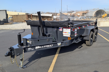 New Hillcrest Trailers 10612SSD Telescopic Half Ton Towable 10K (GVWR) Dump Trailer